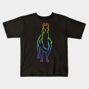 Funny giraffe colorful tshirt Kids T-Shirt